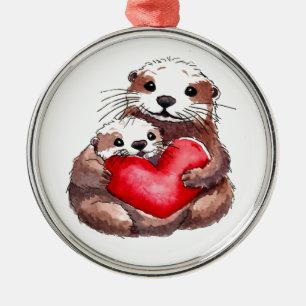 Otterly Adorable Metal Tree Decoration