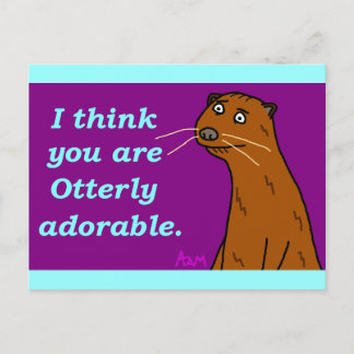 Otterly Adorable Postcard