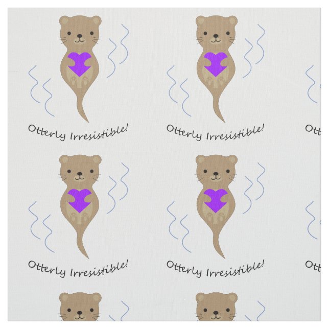 otterly irresistible fabric (Swatch)