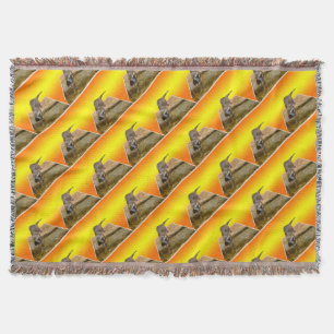 Otterly Orange, Throw Blanket