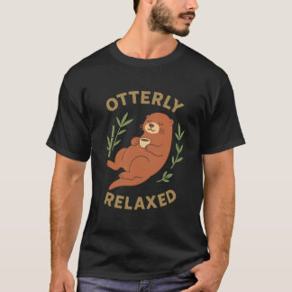 Otterly Relaxed - Cute Animal T-Shirt