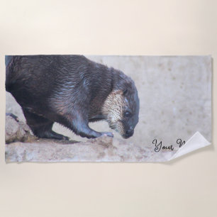 Otterly Sleek Beach Towel