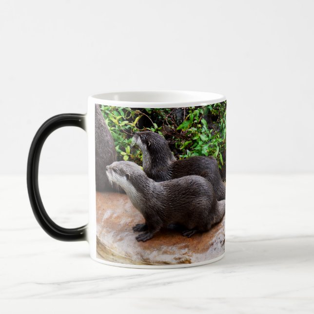 Otterly To Cute, Otter, Magic Morph Mug (Left)