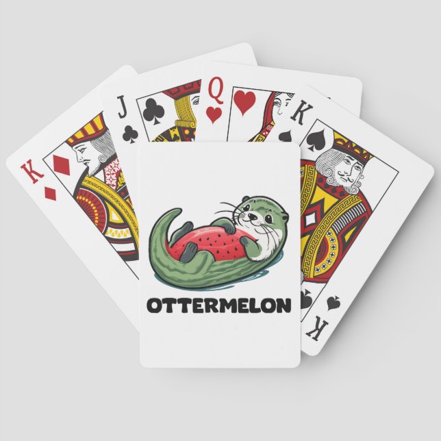 Ottermelon Playing Cards (Back)