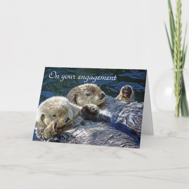 Otters engagement card (Front)