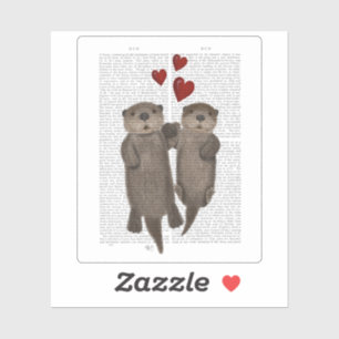 Otters Holding Hands