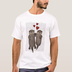 Otters Holding Hands T-Shirt