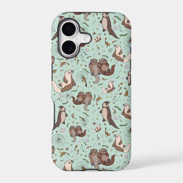 Otters in Blue (Back)