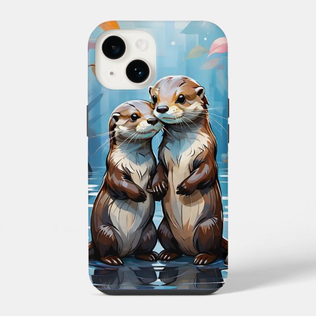 Otters iPhone Case (Back)