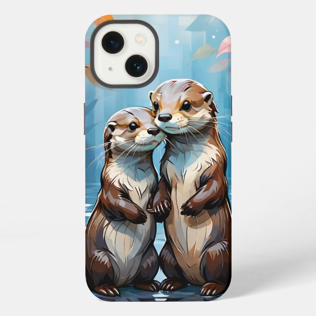 Otters iPhone Case (Back)