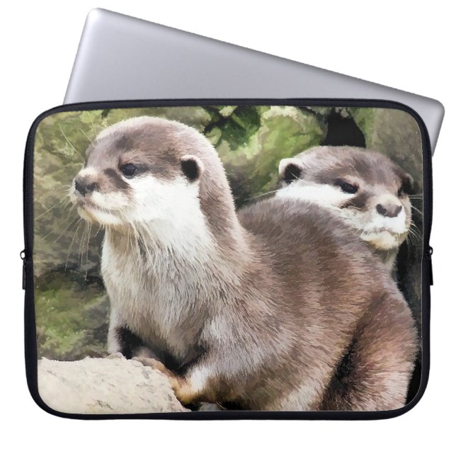 OTTERS LAPTOP SLEEVE (Front)