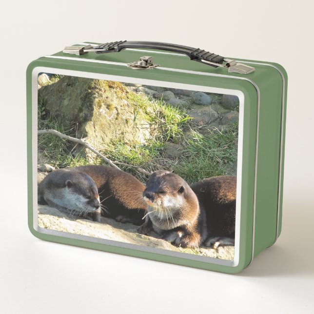 OTTERS METAL LUNCH BOX (Front)