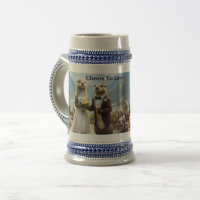 Otters On Their Wedding Day, Cheers To Love