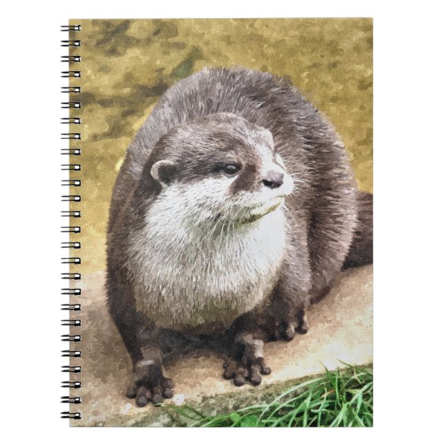 OTTERS SPIRAL NOTEBOOK (Front)
