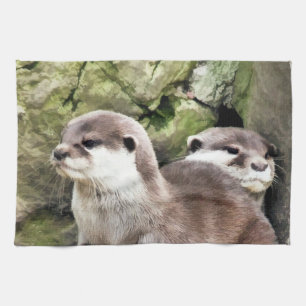 OTTERS TEA TOWEL