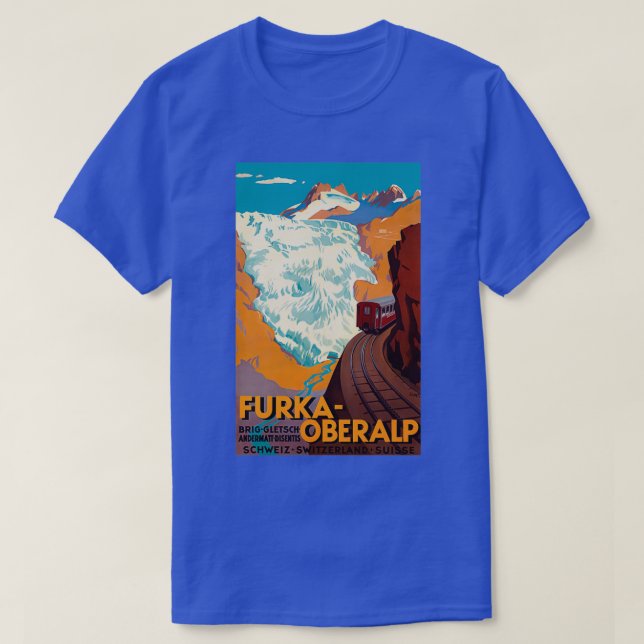 Otto Ernst Swiss 18841967 FurkaOberalp Switzerland T-Shirt (Design Front)