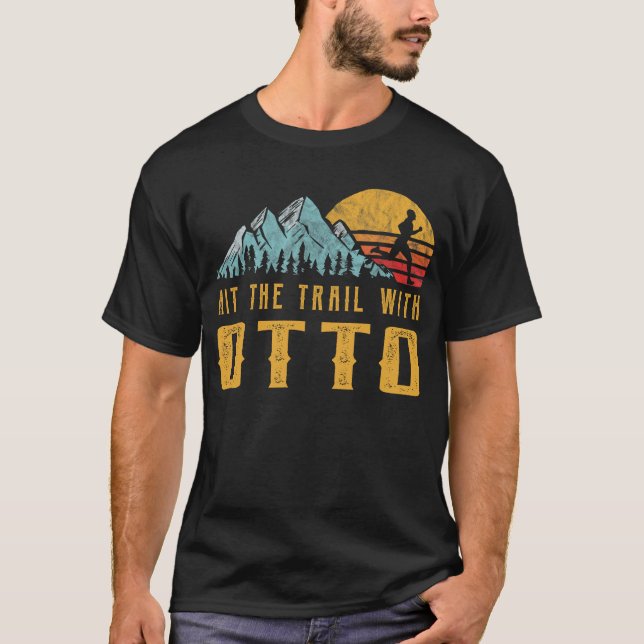 OTTO Family Running - Hit The Trail with OTTO T-Shirt (Front)