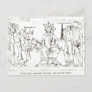 Otto I Submitting to Berenger II Postcard