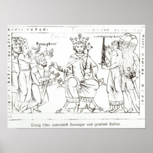 Otto I Submitting to Berenger II Poster