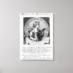 Otto IV  of Brunswick Canvas Print