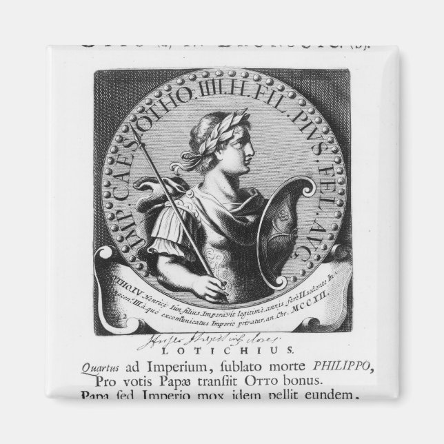 Otto IV  of Brunswick Magnet (Front)