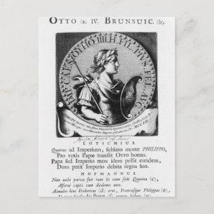 Otto IV of Brunswick Postcard