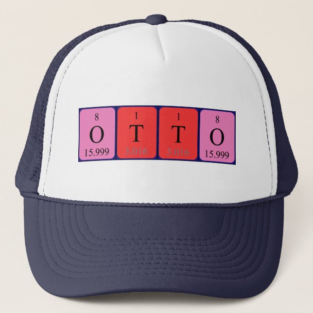 Otto periodic table name hat (Front)
