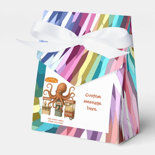 Otto’s circus snack shack favour box (Front Side)