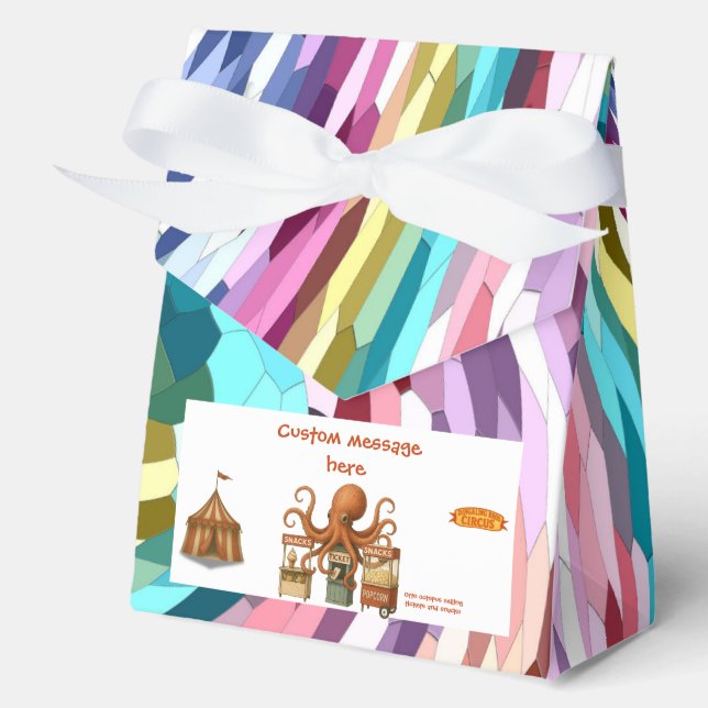 Otto’s circus snack shack favour box (Front)