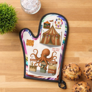 Otto’s circus snack shack oven mitt