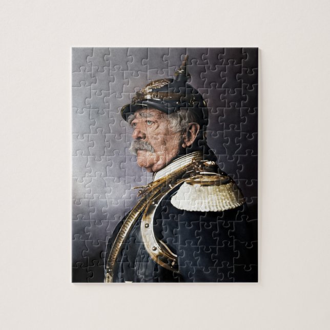 Otto von Bismarck 1894 Colourized Jigsaw Puzzle (Vertical)