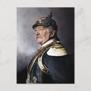 Otto von Bismarck 1894 Colourized Postcard