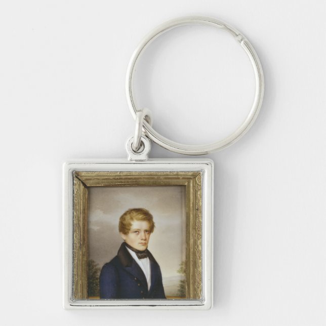 Otto von Bismarck as a Student, 1833 Key Ring (Front)