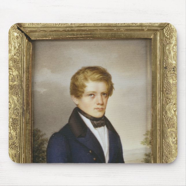 Otto von Bismarck as a Student, 1833 Mouse Pad (Front)
