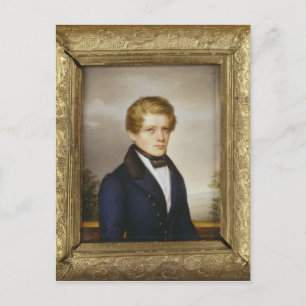 Otto von Bismarck as a Student, 1833 Postcard