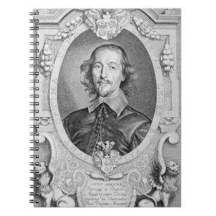 Otto von Guericke (1602-86) from 'Portraits des Ho Spiral Notebook