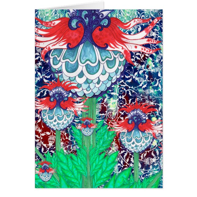 Ottoman Artichokes Card (Front)