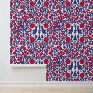 Ottoman China with Flower Motives Wallpaper
