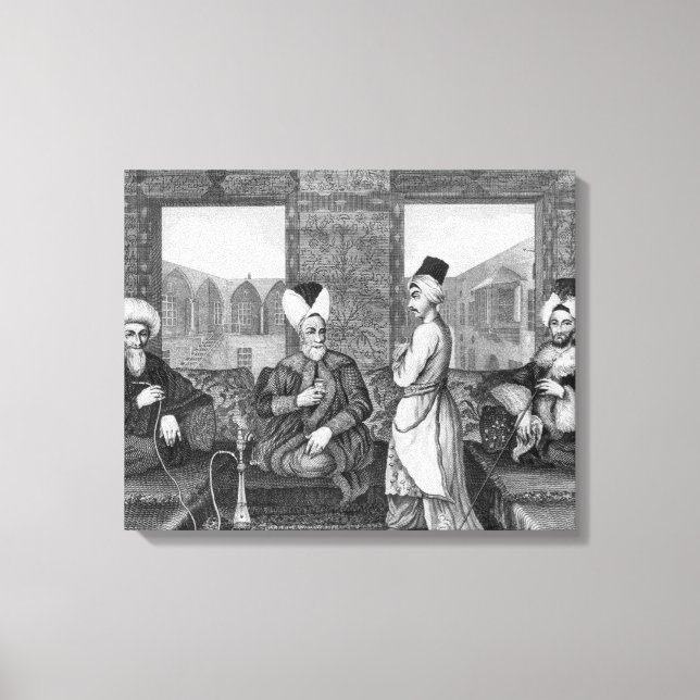 Ottoman Dignitaries Canvas Print (Front)
