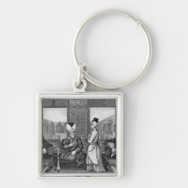 Ottoman Dignitaries Key Ring (Front)