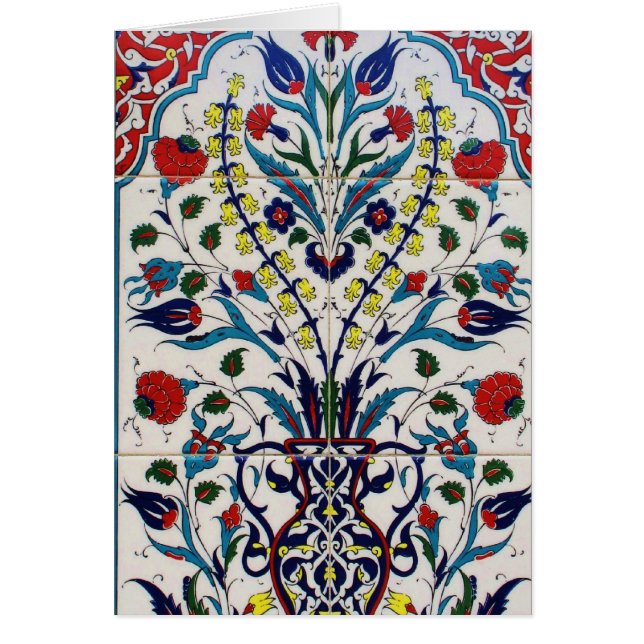 Ottoman Turkey Arabesque Old Tile (Front)