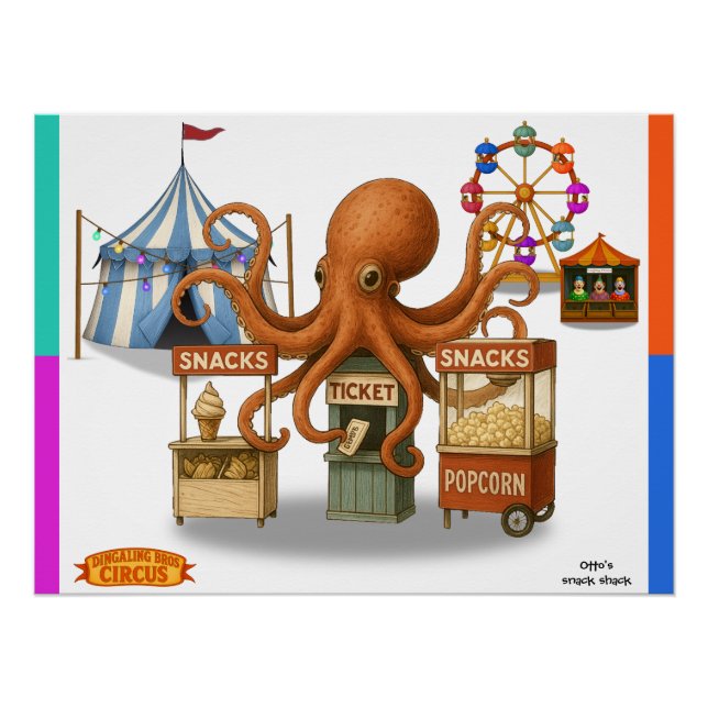 Otto's Snack Shack Poster (Front)
