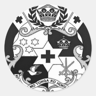 Otua Mo Tonga Productionz Classic Round Sticker