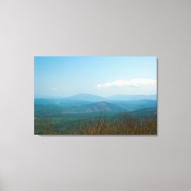 Ouachita Mountains, Oklahoma Canvas Print (Front)