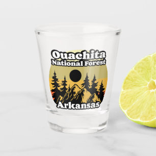 Ouachita National Forest Arkansas Shot Glass