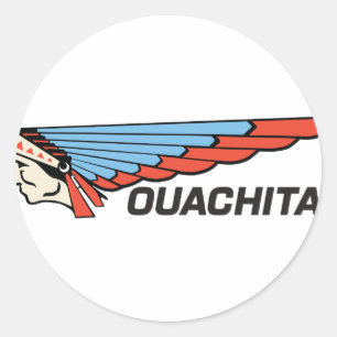 Ouachita River Classic Round Sticker