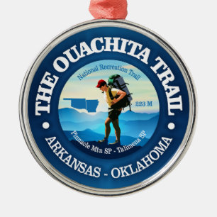 Ouachita Trail (C) Metal Tree Decoration
