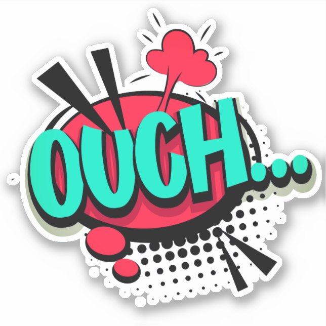 Ouch Sticker (Front)