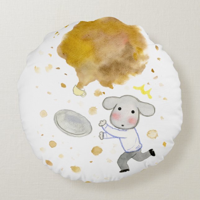 Ouchi Round Cushion (Back)