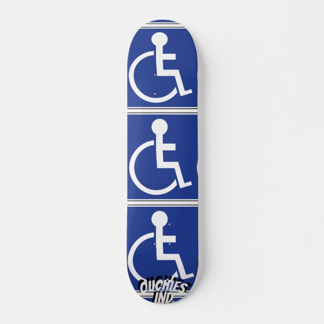Ouchies Industries handicap OUCH ! Skateboard (Front)